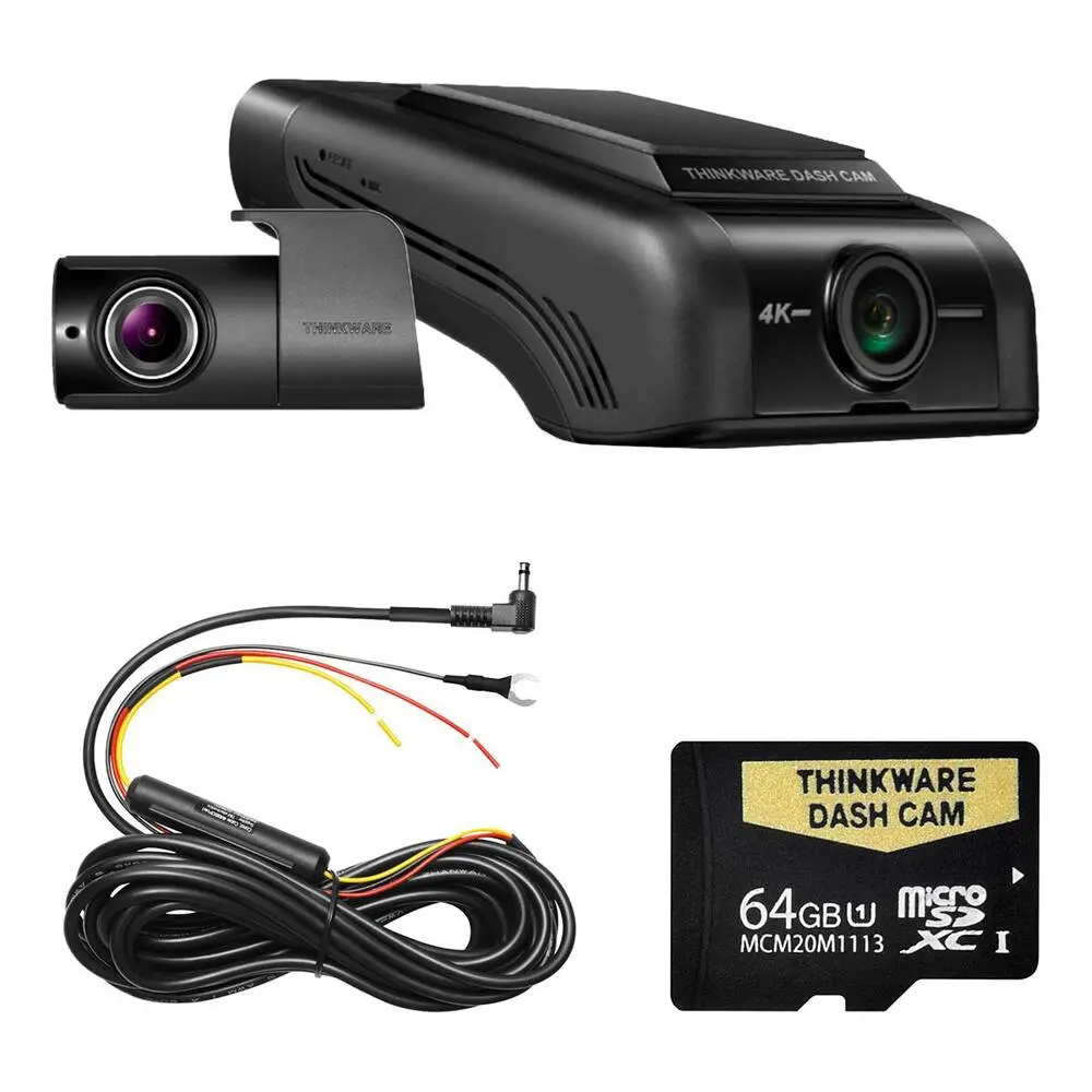 Thinkware U1000d64 4K Uhd Front & Rear Dash Cam Kit With 64Gb Card 1