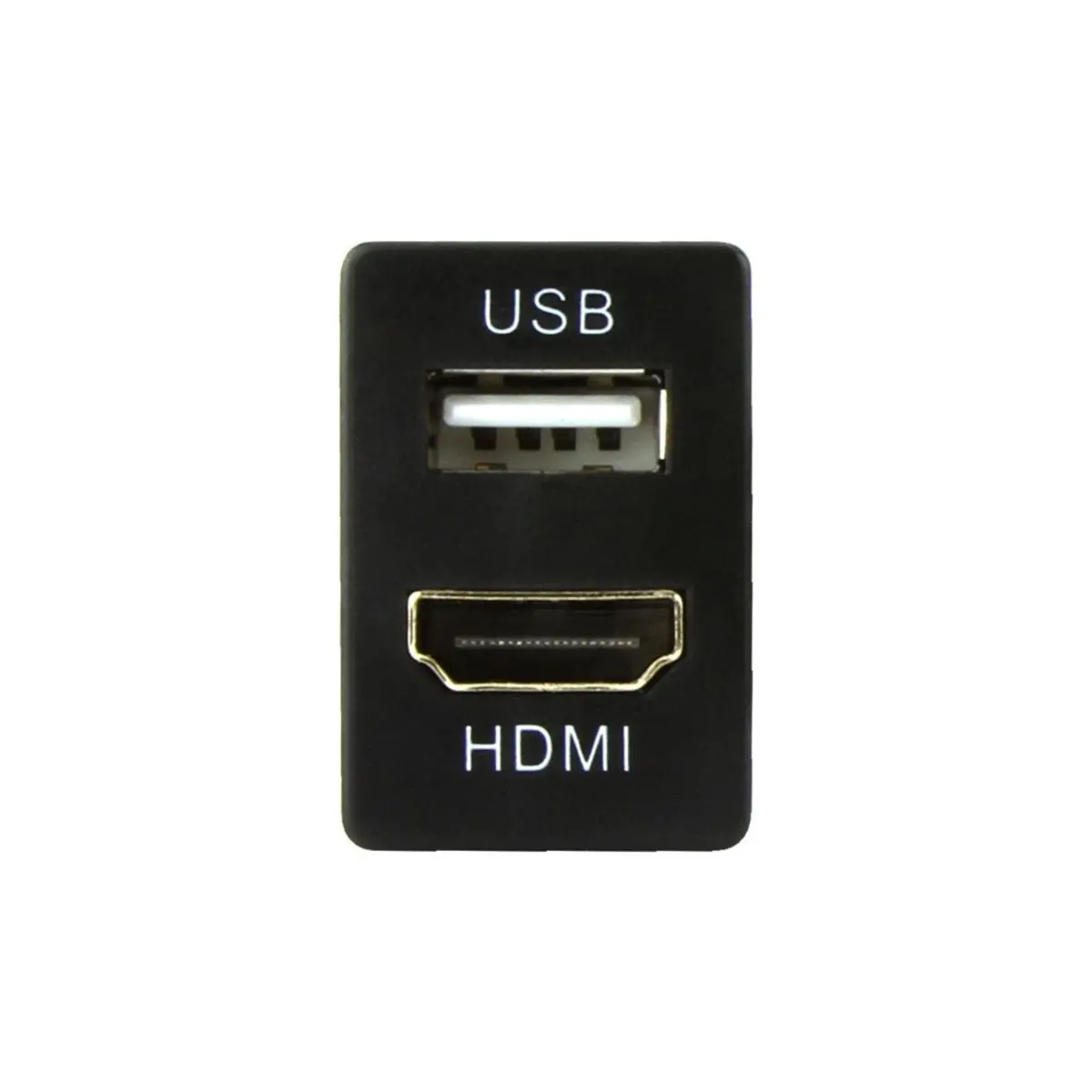 Dna Toyusb03qch | Factory Fit Usb 12Vdc Fast Charger+ Hdmi Sockets To Suit Toyota Small Switch Sockets 2