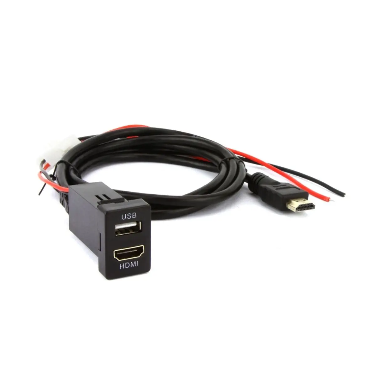 Dna Toyusb03qch | Factory Fit Usb 12Vdc Fast Charger+ Hdmi Sockets To Suit Toyota Small Switch Sockets 1