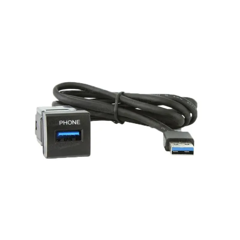 Dna Toyusb04-1M Usb3.0 Socket To Usb Plug Suit Small Square Switch Sockets For Toyota Vehicles 1