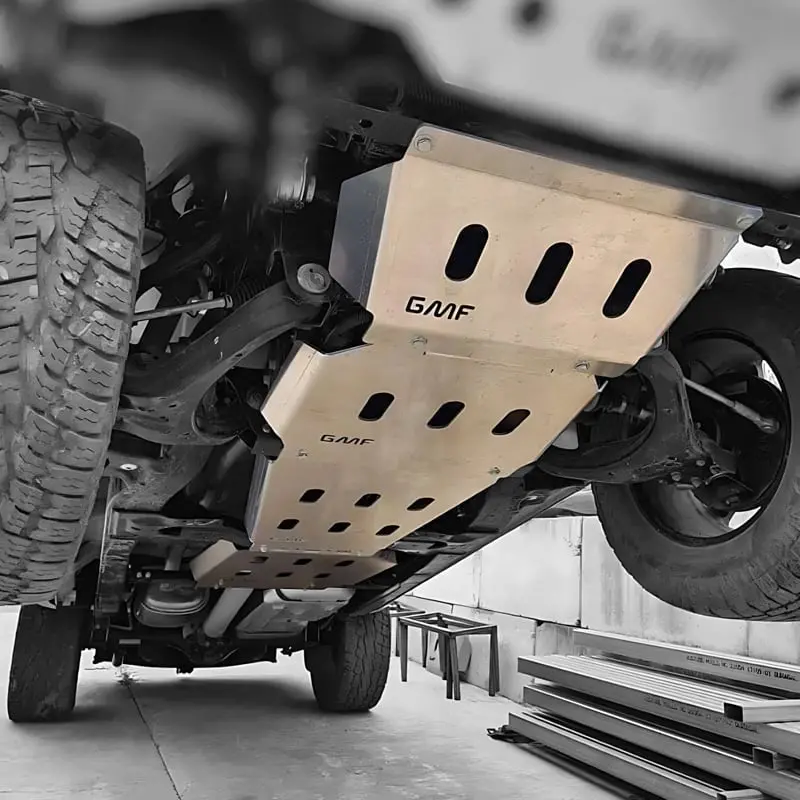 Gmf4x4 Ubp-Dmax-2021 6Mm Aluminium Under Body Protection (Ubp) Suit Isuzu Dmax 2021+ (4Pc. Set) 1