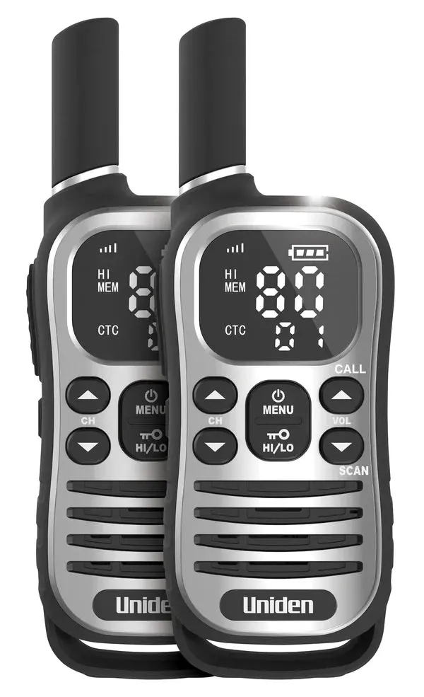 Uniden Uh610-2 Max - 1 Watt Uhf Adventure Radio Twin Pack With Voice Scramble And Usb-C Charging 1