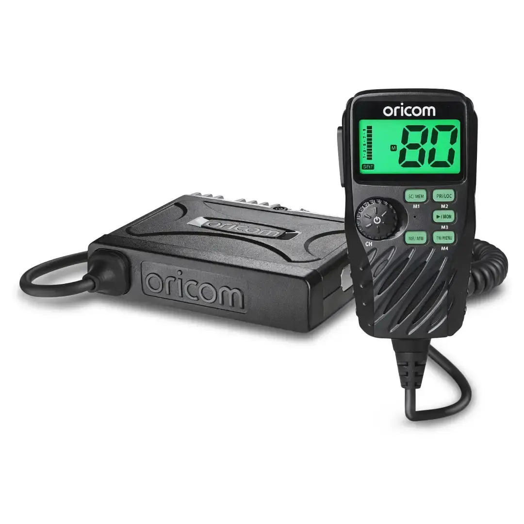 Oricom Uhf390r 5 Watt Uhf Cb Radio With Controller Speaker Mic 1