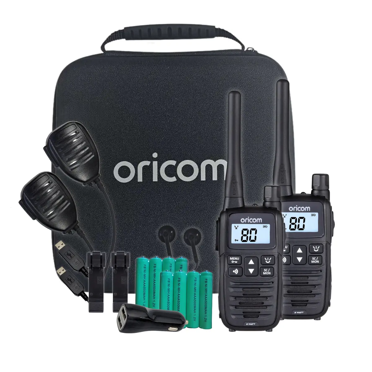 Oricom Uhftp2400 2W Handheld Uhf Cb Radio Trade Pack 1