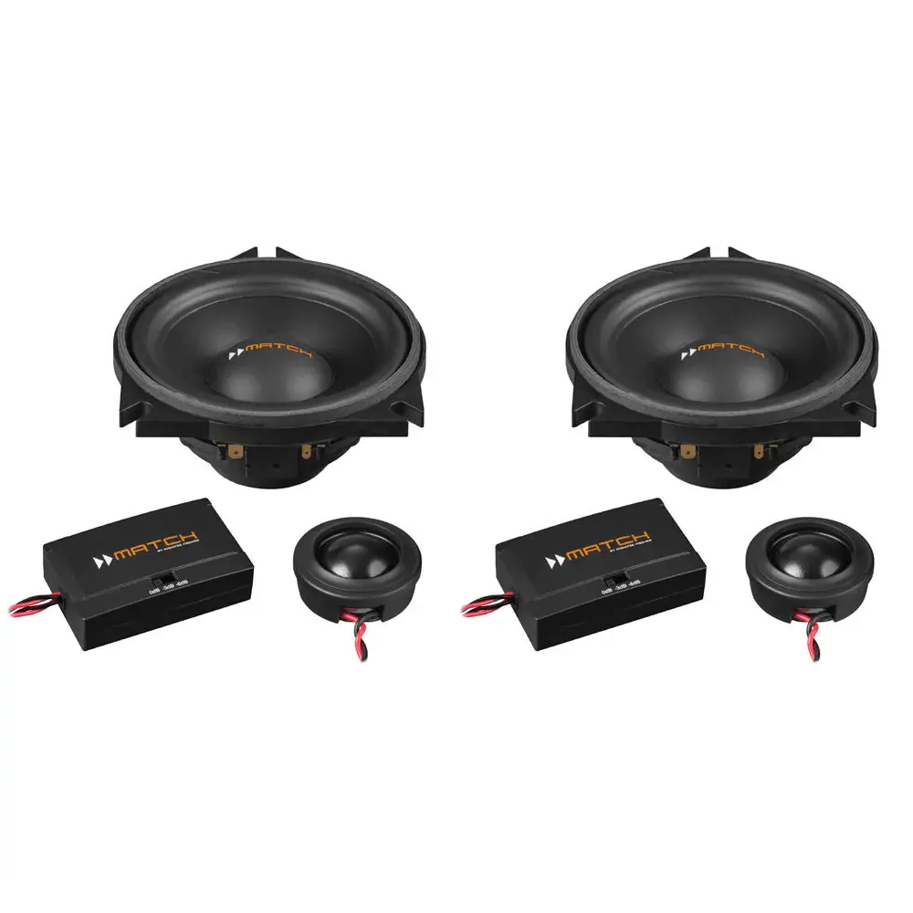 Match Up C42bmw-Frt.3 - 4" 2-Way Pnp Compo Speaker Set, Bmw & Mini Type 3 | 4Ω 1