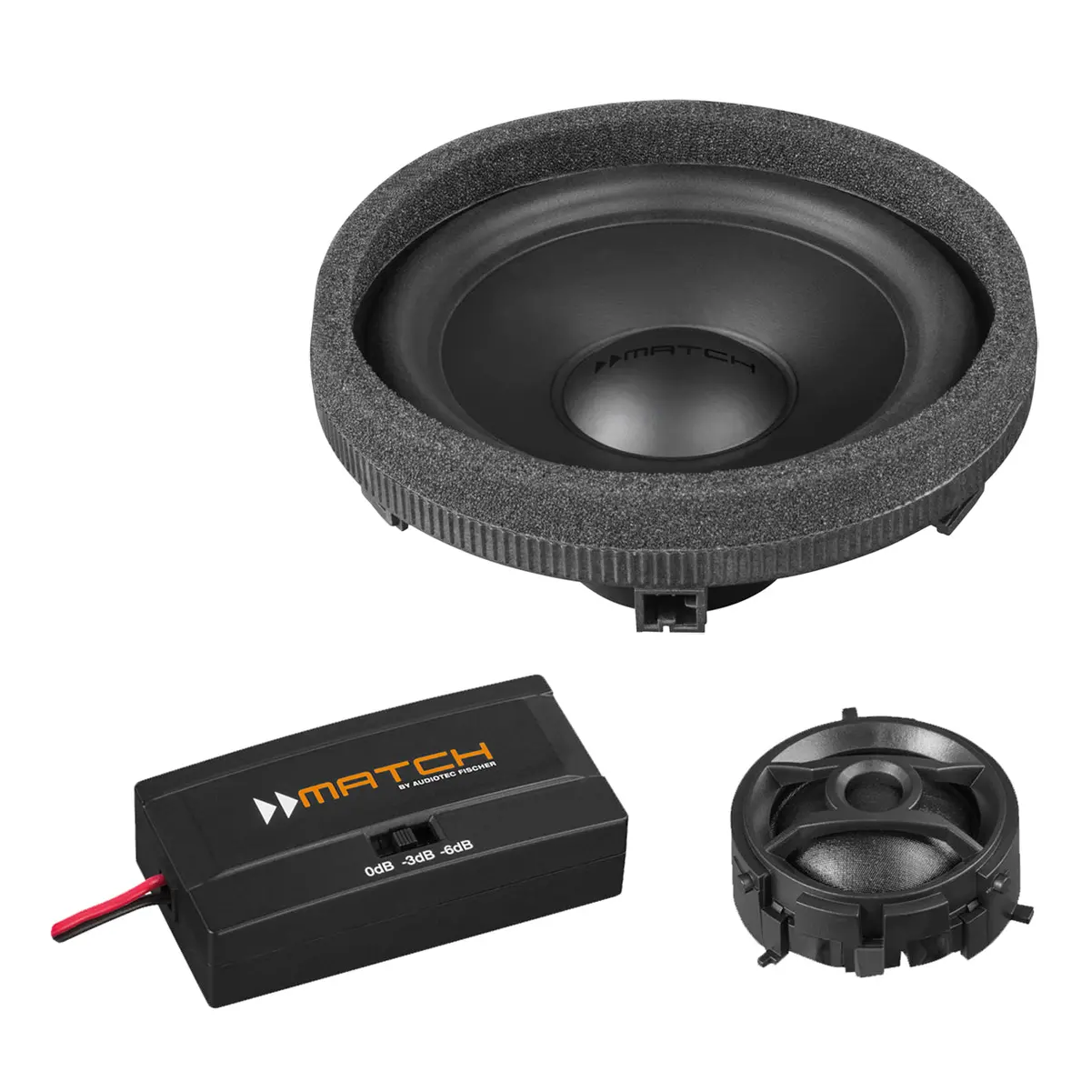 Match Up C42mb-Frt.3 - 4" 2-Way Component Speaker Set For Mercedes-Benz | 4Ω 1