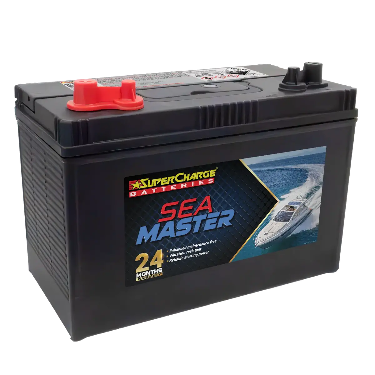 Supercharge Mfm87 Seamaster Gold 12V 1000Cca Battery 1