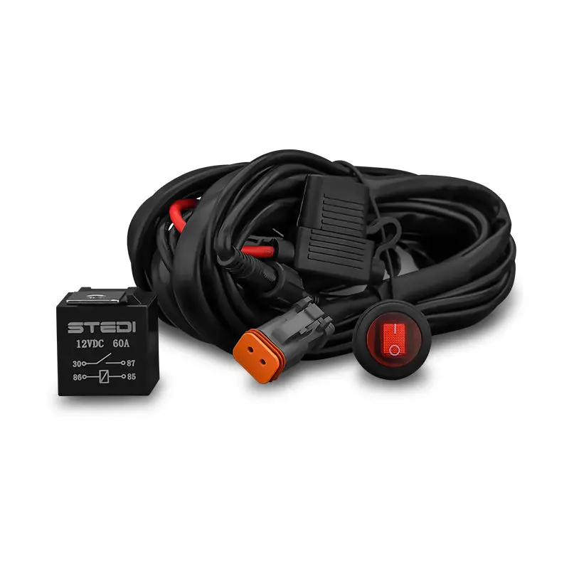 Stedi Wirled-Kit Led Work Light Wiring Kit Loom Harness (Not High Beam Triggered) 1