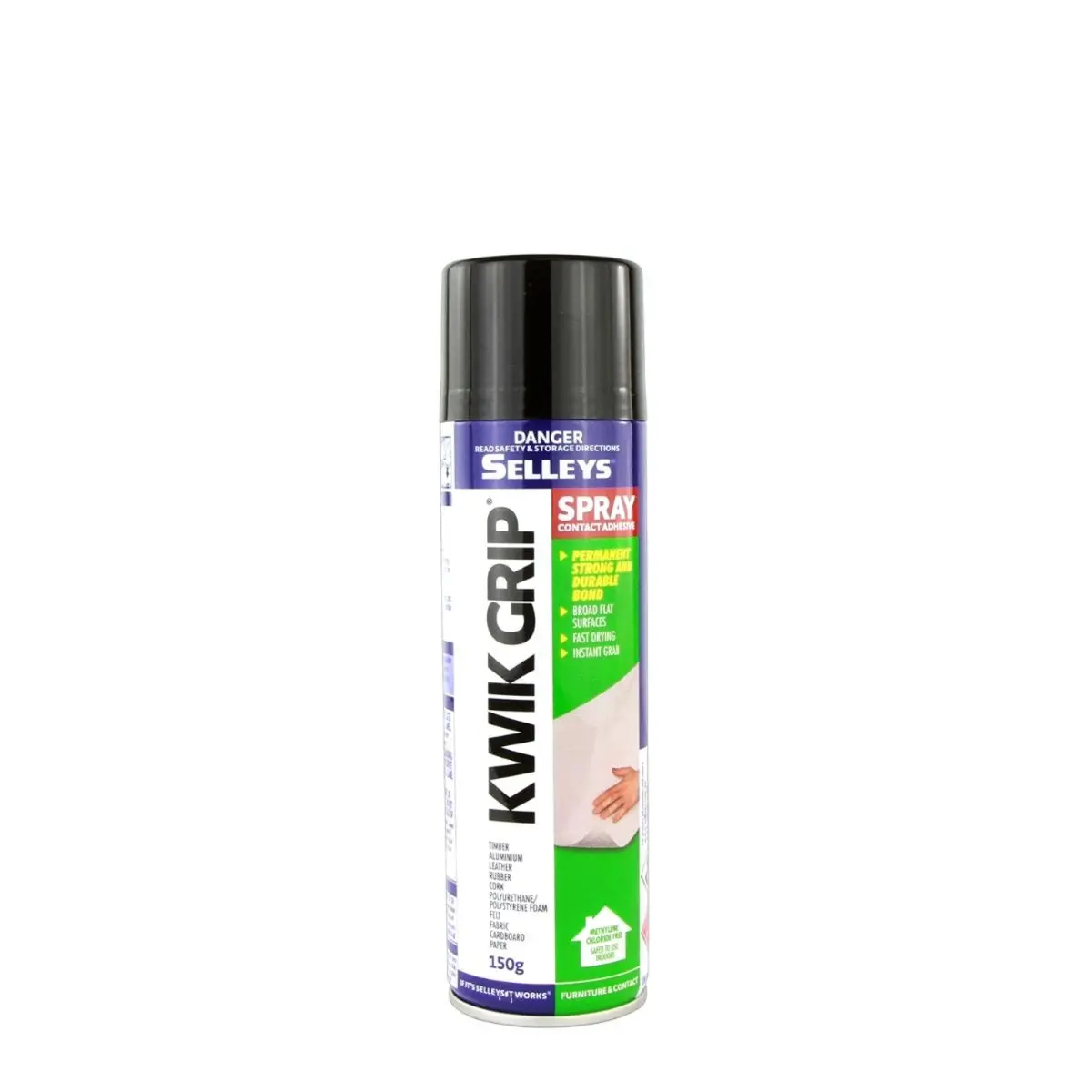 Selleys Wkg150g Kwik Grip Spray Adhesive Glue - 150 Grams 1