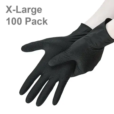 Dna Wng002bxl Heavy Duty Texture Grip Nitrile Gloves Extra Large – 100 Pack 1