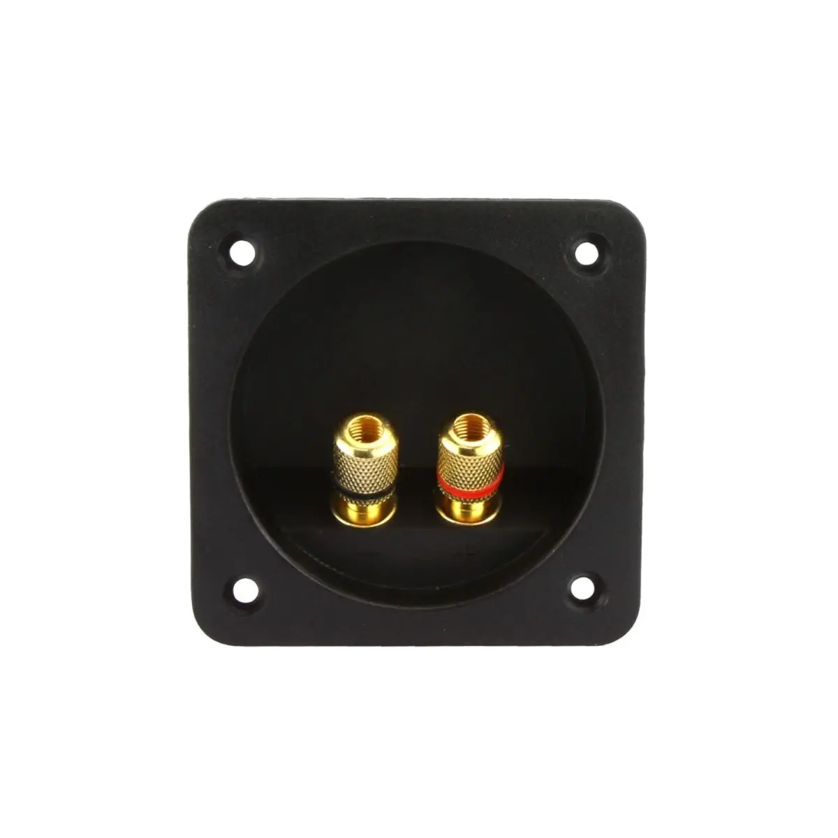 Dna Wsc203 Rectangular Round Mount Plastic Speaker Terminal Plate 1