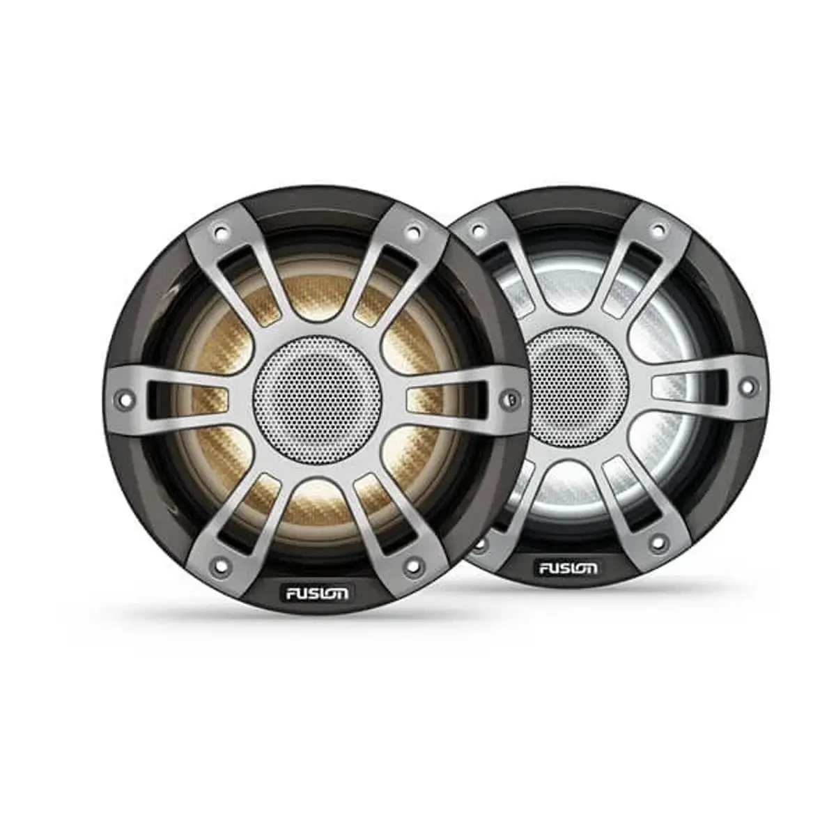 Fusion Sg-Fl653spg  6.5" 230-Watt Coaxial Sports Grey Marine Speakers (Pair) 1