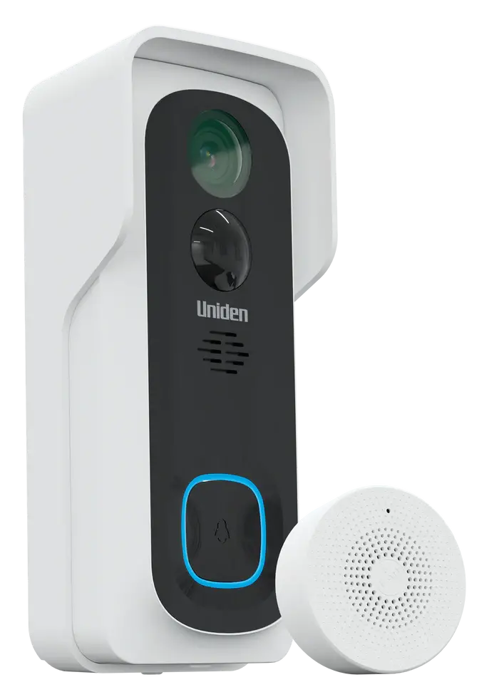 Uniden App Cam Solo X2k Bell - 100% Wirefree 2K Super Hd Video Doorbell With Wireless Chime 1