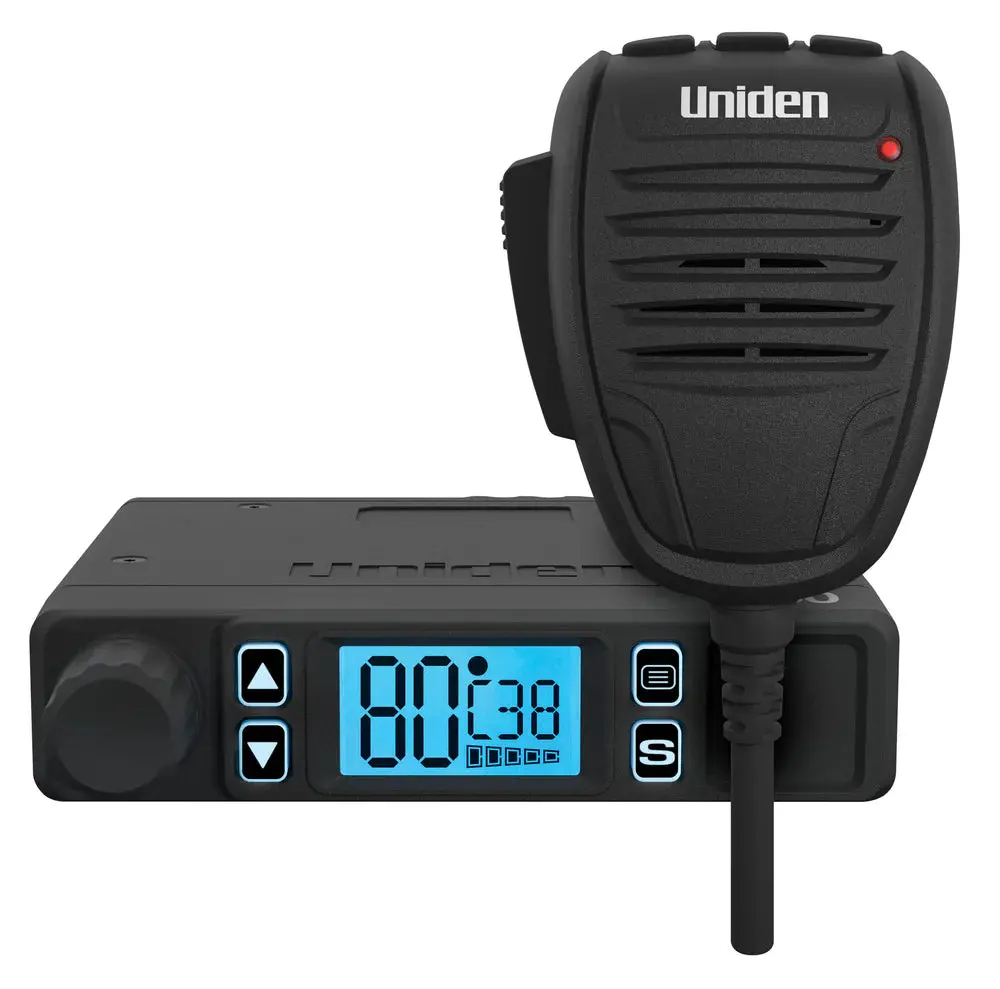 Uniden X80 - Compact 5 Watt Uhf Cb Mobile Radio With Dual Speakers And 7 Colour Lcd Display 1