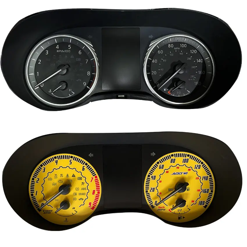 Zz Add W1 Infiniti Q50/Q60 Overlay Face Gauge 2016 - Up -Bundle 1