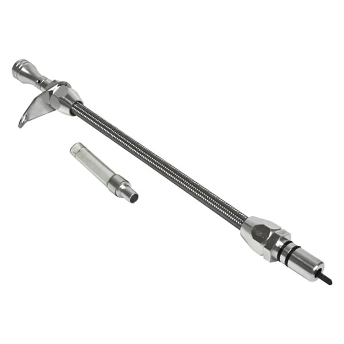B&M 22167 Alumbraided Chevy 700 R4 Transmission Dipstick (Bell Housing Mount) 1