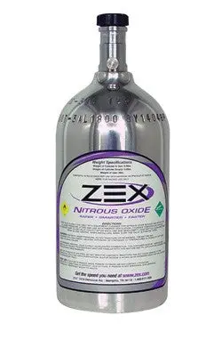 Zex Polished 2Lb Mini Nitrous Bottle With Valve 1