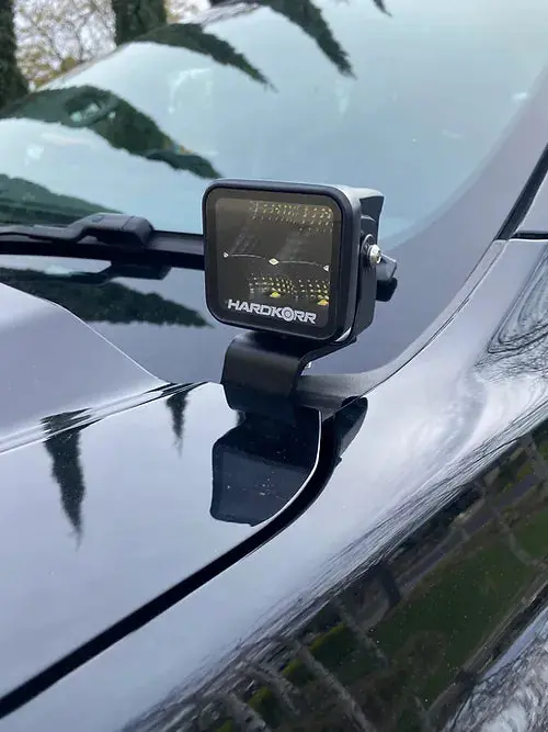 Gmf4x4 Lb-057-S (057-S-Lb) Led Light Bracket (Short) Powder Black To Suit Ford Ranger Raptor Everest Ra 2023+ 1