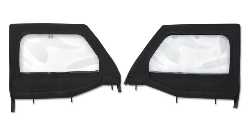 Bestop Element Upper Doors Front Black Twill: Fits Jeep Gladiator/Wrangler Jl 2018-2025 1