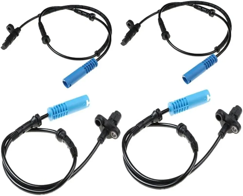 4 X Abs Wheel Speed Sensor For Bmw 5 Series E60 523I 520I 520D 545 1