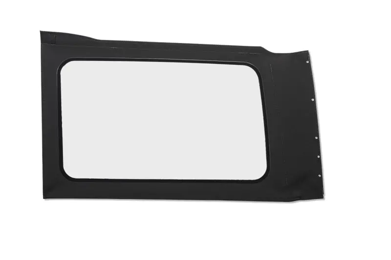 Bestop Jl Replacement Windows Quarter Left 4-Door Black Twill Clear (F&R): Jeep Wrangler Jl 2018-2025 1
