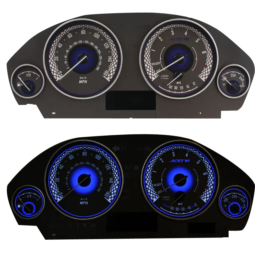 Add W1 Bmw Overlay Face Gauge F30 F31 F32 F33 2012-2017 328I/335I/320I - 3D Illusions 1