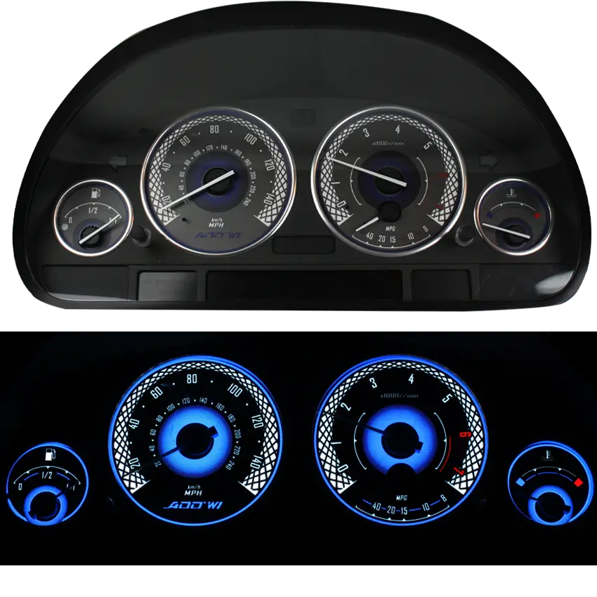 Add W1 Bmw Overlay Face Gauge E39, 7 Series E38, X5 5 Series  - 3D Illusions 1