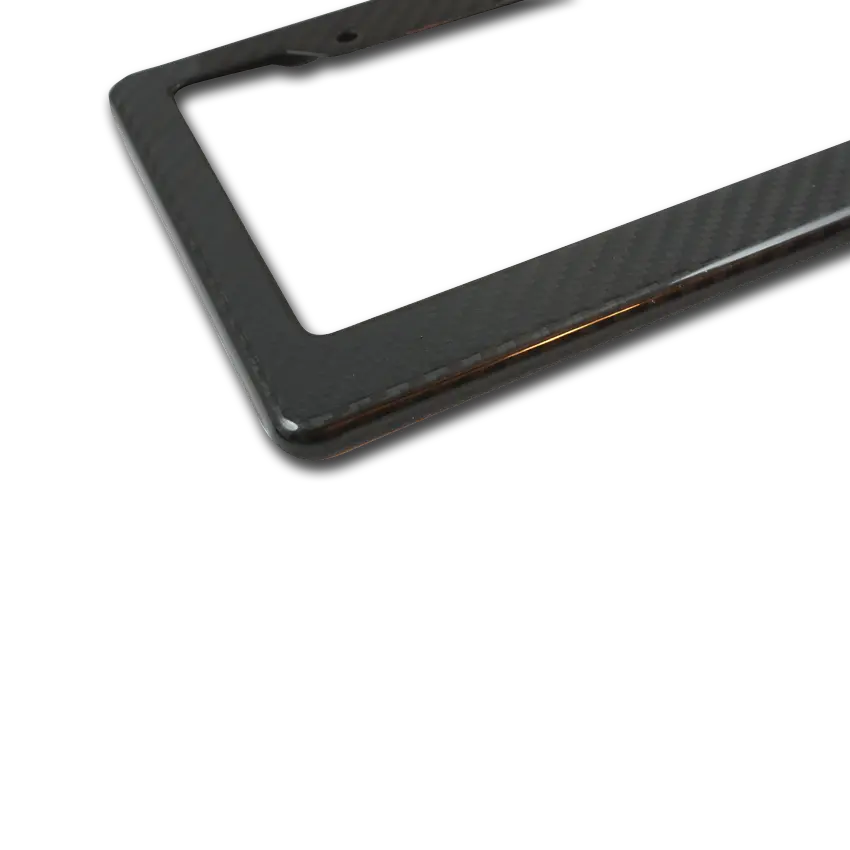Carbon Fiber License Plate Frame 1
