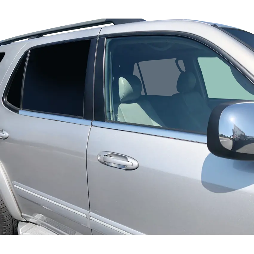 Weather Strips Chrome Overlay For Toyota Sequoia 2001-2007 1