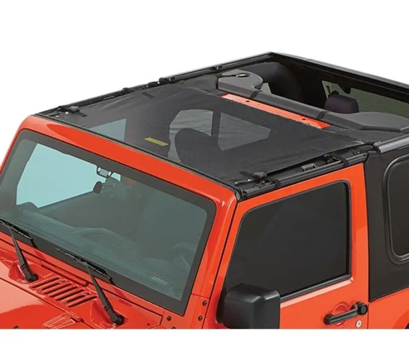 Bestop Sun Targa Bikini Mesh (F&R): Jeep Wrangler Jk 2007-2018 3.8L/3.6L 1