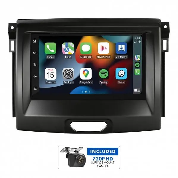 Aerpro Am9129k 7" Multimedia Receiver Suit Ford Everest & Ranger Px2 1