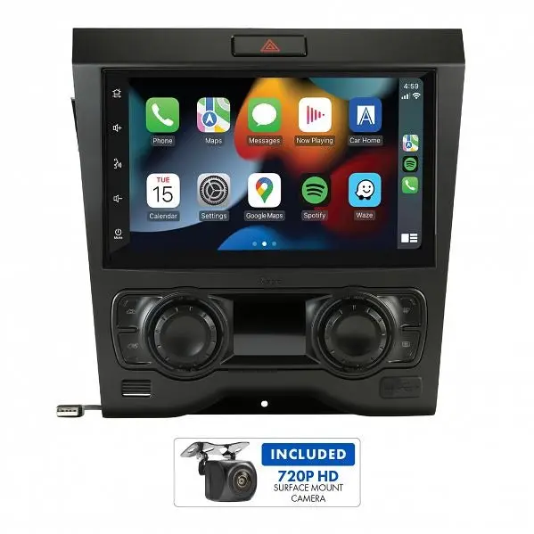 Aerpro Am9355bk 7" Multimedia Receiver Suit Holden Ve Series 1 (Single Zone) - Black 1