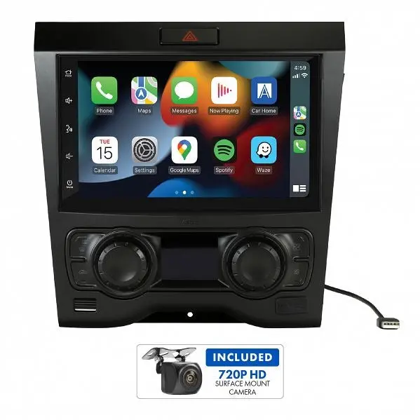 Aerpro Am9450bk 7" Multimedia Receiver Suit Holden Ve Series 1 (Dual Zone) - Black 1