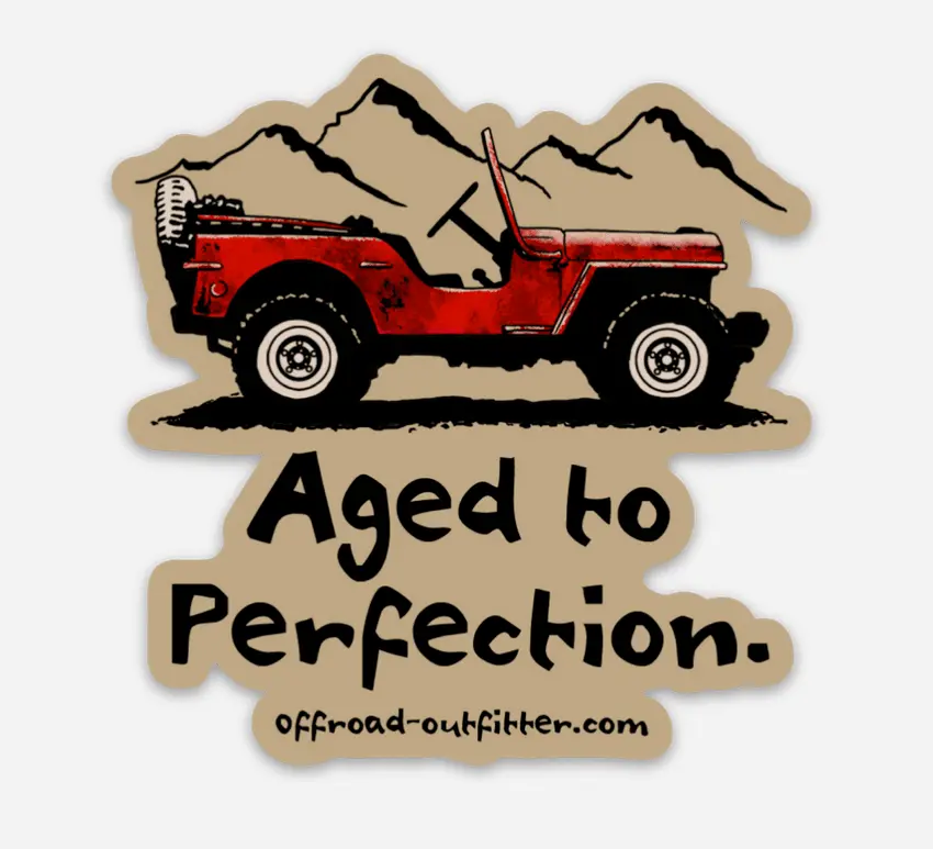 Aged To Perfection Decal 1