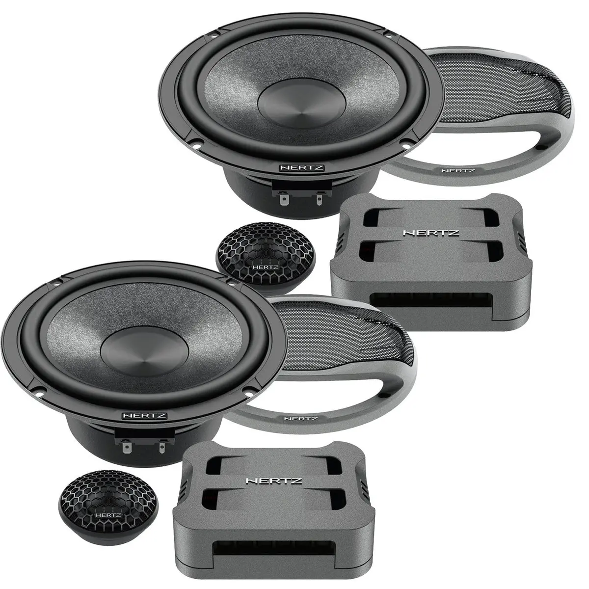 Hertz Ck 165 6.5" 285W Cento 2-Way Speaker System With Grille - Pair 1