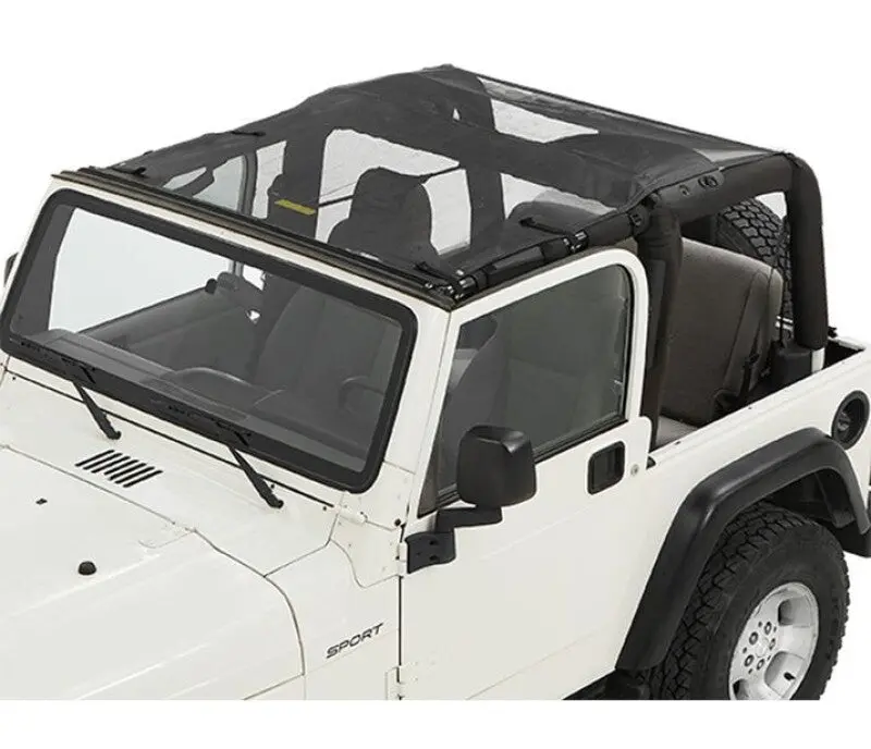 Bestop Sun Safari Bikini Mesh (Front): Jeep Wrangler Tj 1997-2006 2.5L/4.0L 1