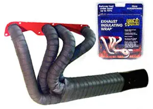 Thermo-Tec Black Insulating Exhaust Wrap 1" X 15' 1