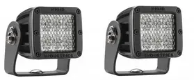 Rigid Industries Mil-Std-461F D2 Hd Diffused Led Light (Pair) 1