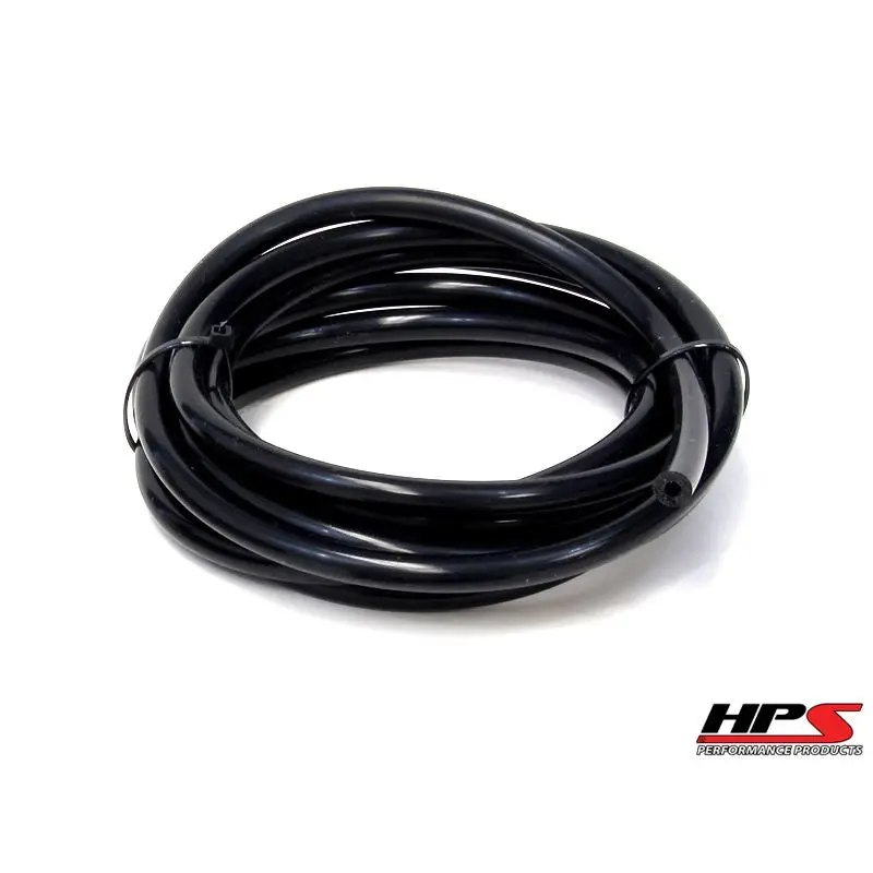 Hps Performance High Temperature Silicone Vacuum Hose Tubing1/2" Id5 Feet Rollblack 1