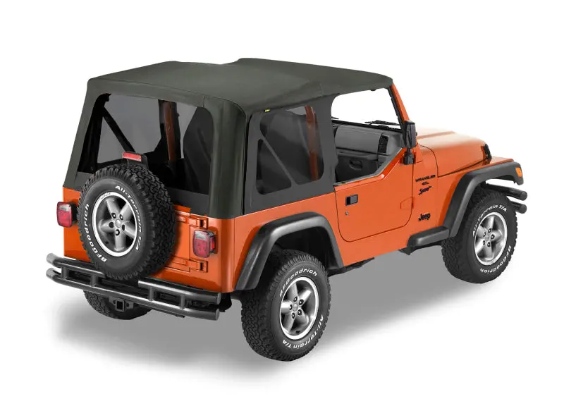 Bestop Replace A-Top Blk Diamond Sailcloth Tinted (F&R): Jeep Wrangler Tj 2003-2006 4.0L I6 1