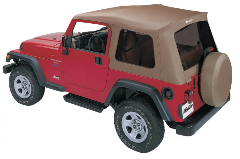 Bestop Supertop Classic Soft Top Spice Tinted Windows (F&R): Jeep Wrangler Tj 1997-2006 4.0L I6/2.5L 1