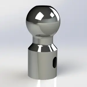 2 5/16" Hitch Ball (Stainless Steel) 21000 Lbs Max Gtw By Weigh Safe 1