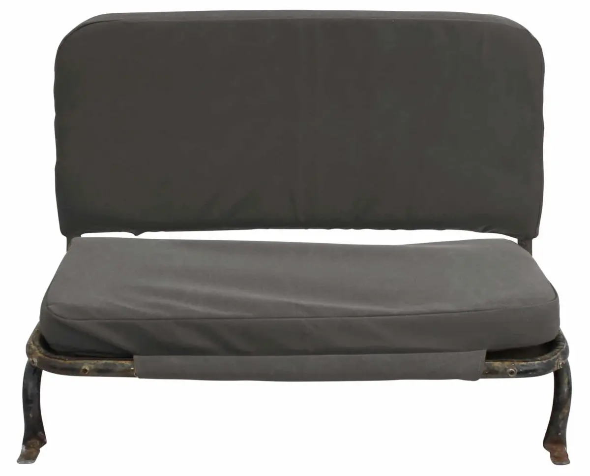 Big Willy 15" Rear Canvas Bench Seat Cover & Cushion (Tall Back), (1945-1968) Willys Jeep Cj2a(Late), Cj3a, Cj3b 8