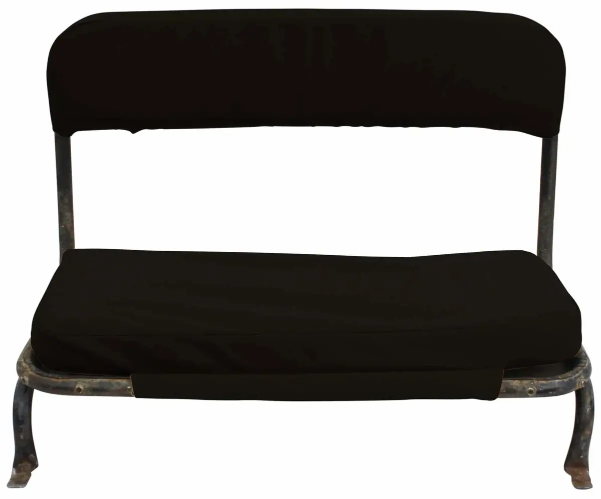 Big Willy 6.5" Rear Bench Seat Cover & Cushion (Short Back), (1945-1968) Willys Jeep Cj2a(Early), Cj3a, Cj3b 1