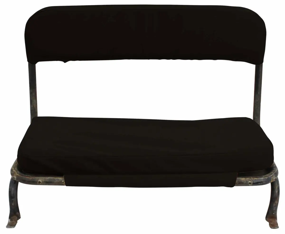 Big Willy 7" High Back Canvas Rear Bench Seat Cover & Cushion, (1950-1952) Willys Jeep M38 1