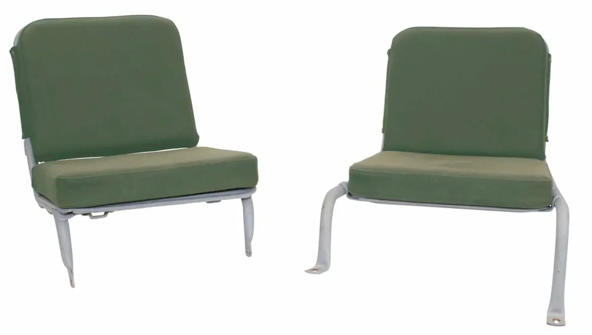 Big Willy Canvas Front Seat Cover & Cushion Set, (1941-1945) Willys Mb & Ford Gpw Jeep 2