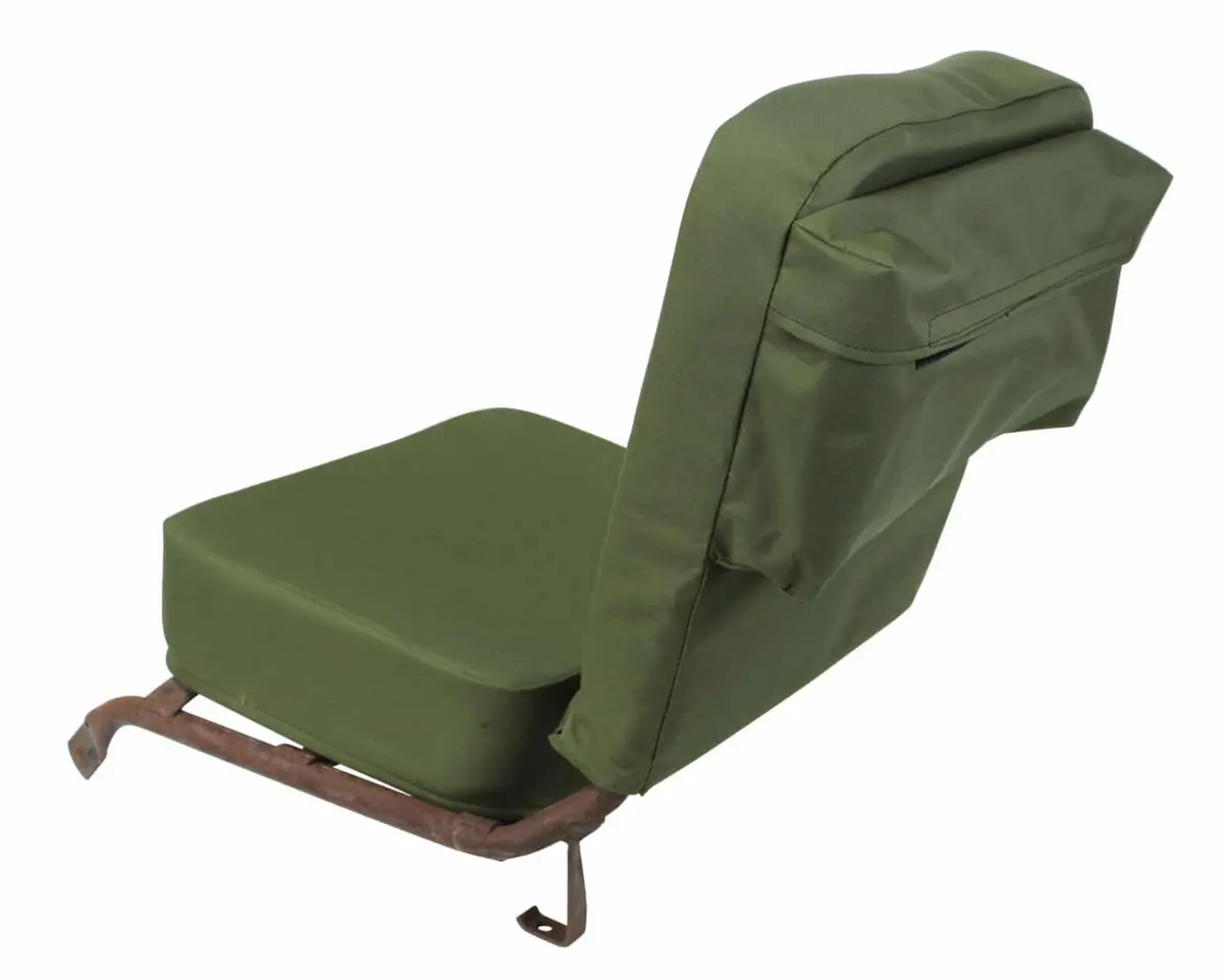 Big Willy Canvas Front Seat Cover & Cushion Set, (1945-1971) Willys Jeep Cj2a, Cj3a, Cj3b, M38, M38a1 4