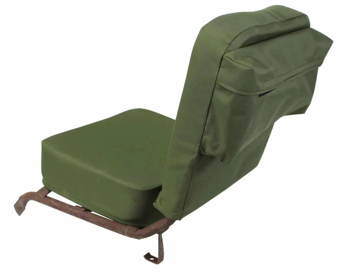 Big Willy Canvas Front Seat Cover & Cushion Set, (1945-1971) Willys Jeep Cj2a, Cj3a, Cj3b, M38, M38a1 20