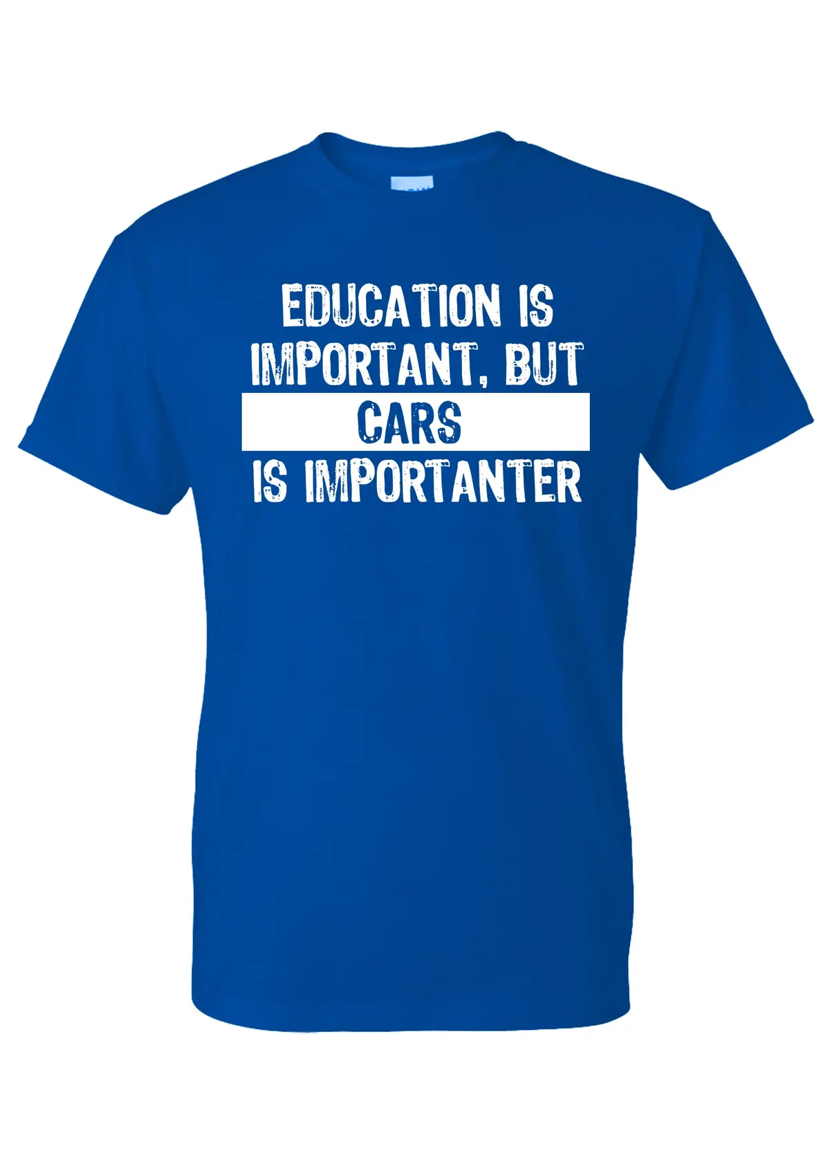 Men's Short Sleeve Graphic T-Shirt | Education Is Important 1
