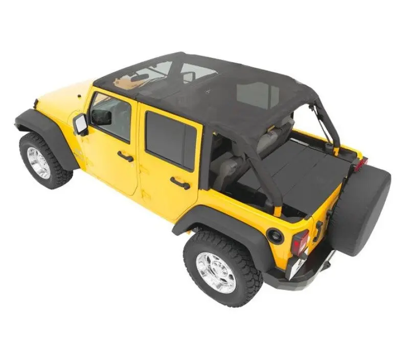 Bestop Safari Cable Bikini Mesh Top (F&R): Jeep Wrangler Jk 2010-2018 3.6L 1